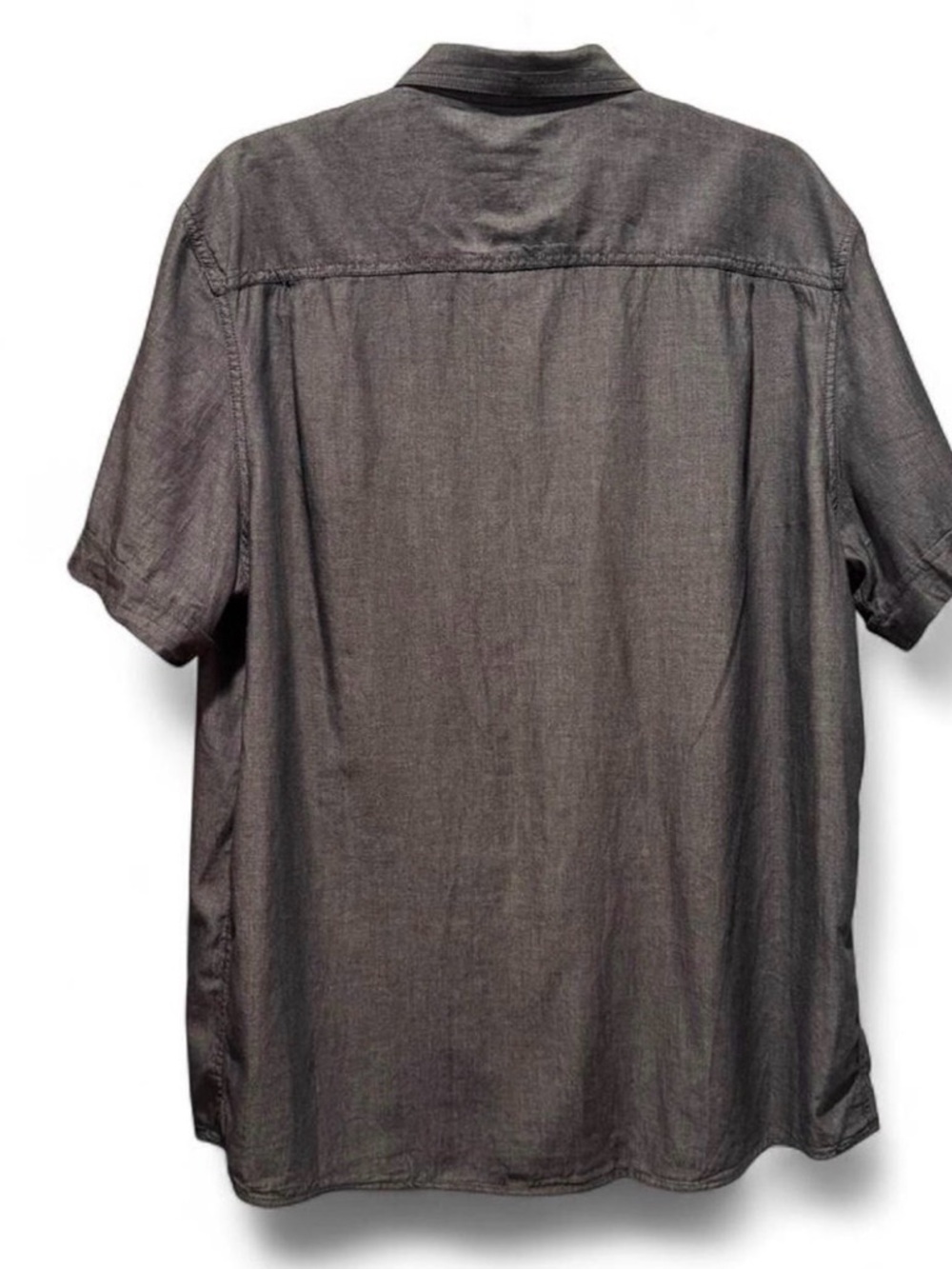 John Henry Short-Sleeve Button-Down Shirt - Charcoal - Picture 5 of 5